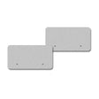 Matte Grey Earring Card 1-9/16" x 15/16"