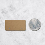 Kraft Earring Card 1-9/16" x 15/16"
