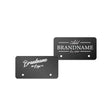 Shimmer Black Earring Card 1-9/16" x 15/16"