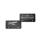 Shimmer Black Earring Card 1-9/16" x 15/16"