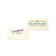 Shimmer White Gold Earring Card 1-9/16" x 15/16"