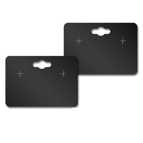  Black Earring Card With Keyhole 1-3/4" x 2-1/2"