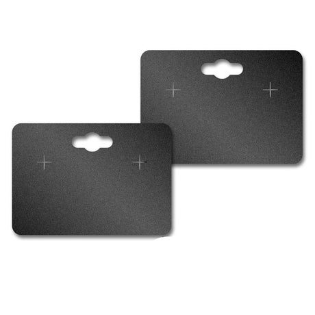 Shimmer Black Earring Card with keyhole 1-3/4" x 2-1/2"