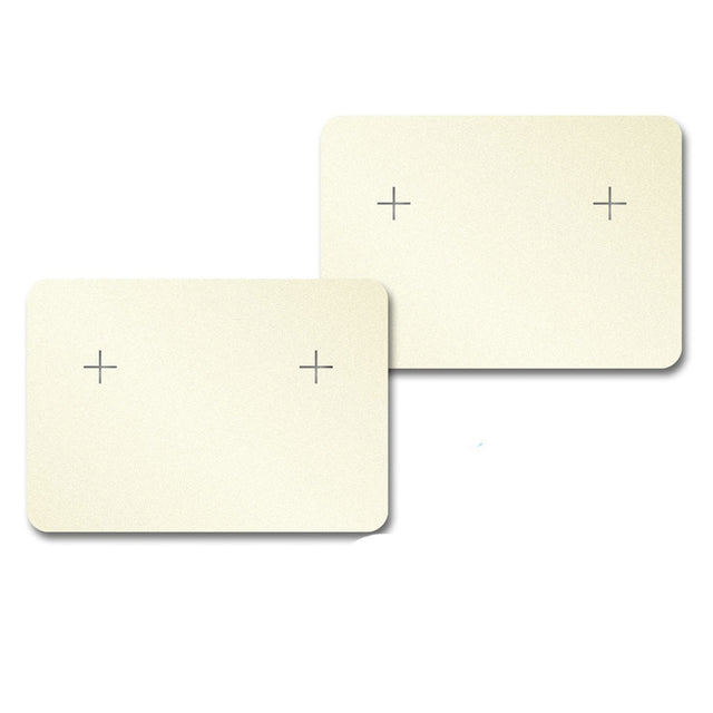 Shimmer White Gold Earring Card 1-3/4" x 2-1/2"