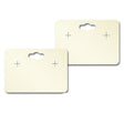 Shimmer White Gold Earring Card With Keyhole 1-3/4" x 2-1/2"