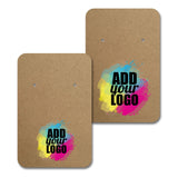 Kraft Jewelry Card 2" x 3" Rounded Corner