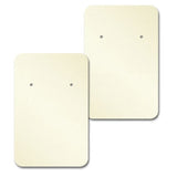 Shimmer White Gold Jewelry Card 2" x 3" Rounded Corner