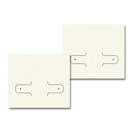 Ivory Earring Card 2-1/8" x 1-7/8"