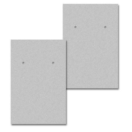 Matte Grey Earring Card 2" x 3"