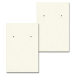 Ivory Earring Card 2" x 3"