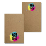 Kraft Earring Card 2" x 3"