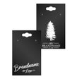 Hanging Black Earring Card 2" x 3"