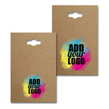 Hanging Kraft Earring Card 2" x 3"