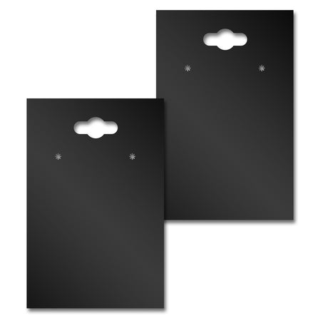 Hanging Black Earring Card 2" x 3"
