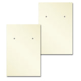 Shimmer White Gold Earring Card 2" x 3"
