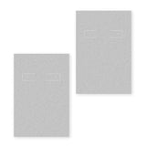 Matte Grey Hoop Earring Card 2" x 3"