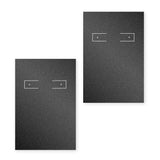 Shimmer Black Hoop Earring Card 2" x 3"