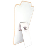 Beige Faux Suede Jewelry Necklace Display Easel, 12-1/2" Tall
