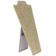 Brown Burlap Jewelry Necklace Easel, 8-7/8" Tall