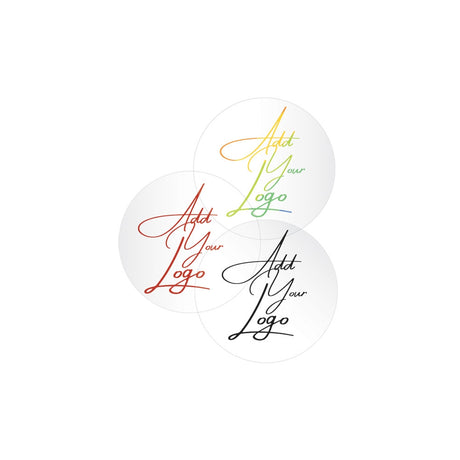 Ultra Clear Custom Printed Stickers / Labels 3/4" x 3/4"