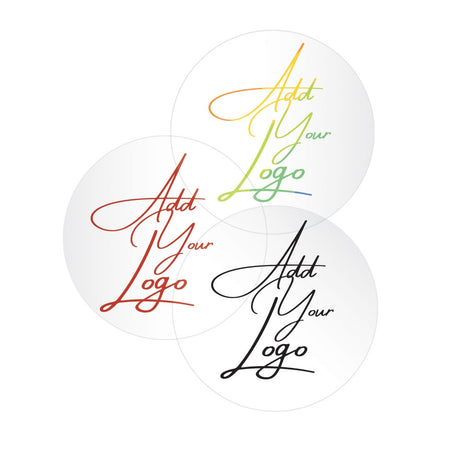 Ultra Clear Custom Printed Stickers / Labels 1.5" x 1.5"