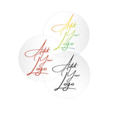 Ultra Clear Custom Printed Stickers / Labels 1" x 1"
