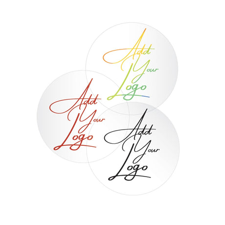 Ultra Clear Custom Printed Stickers / Labels 1" x 1"