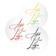 Ultra Clear Custom Printed Stickers / Labels 2" x 2"
