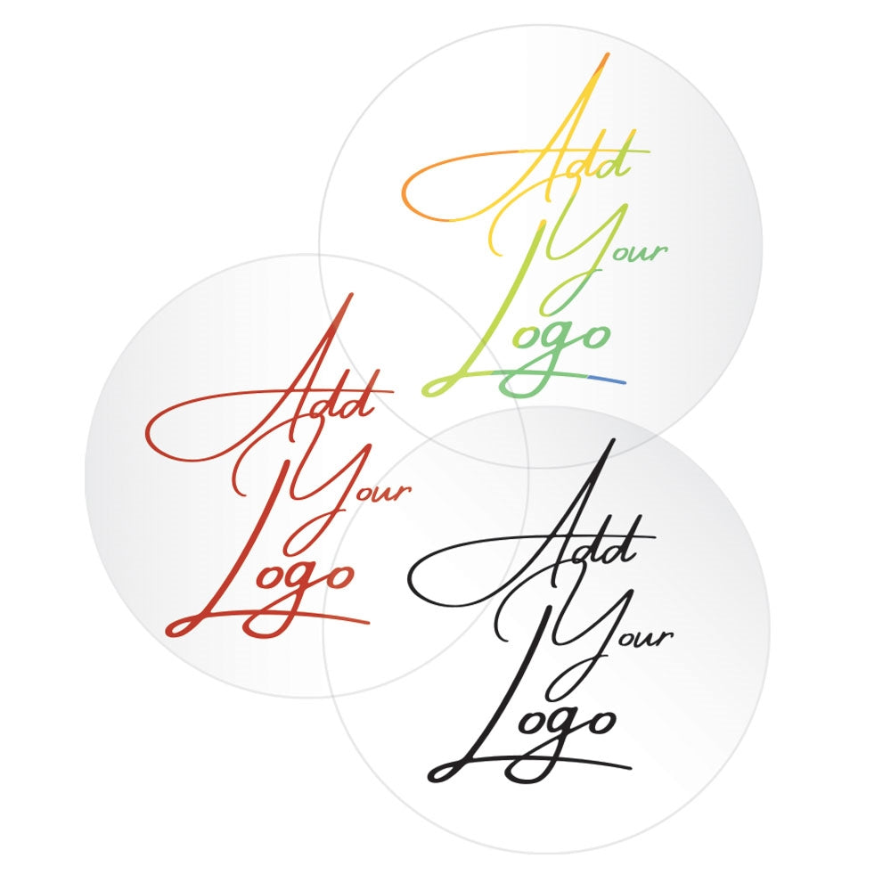 Ultra Clear Custom Printed Stickers / Labels 2" x 2"