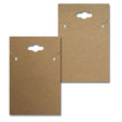 Hanging Kraft Necklace and Earring Card 2" x 3"