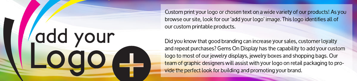 Custom Printing for Jewelry Displays & Packaging | Gems On Display