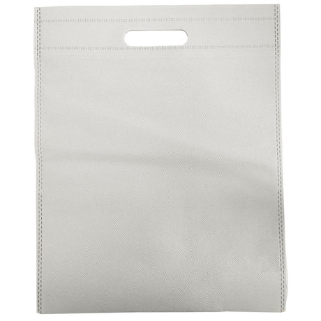 12" x 15" Grey Reusable Handle Gift Grocery Shopping Bags