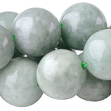 Jadeite Jade A Grade 12mm Round Beads – 15–16 Inch Strand