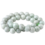 Jadeite Jade A Grade 12mm Round Beads – 15–16 Inch Strand