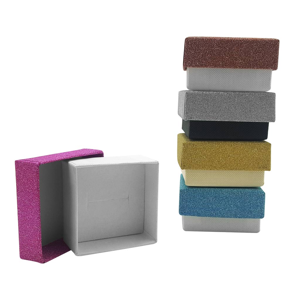 Multi-Color Foam Jewelry Ring Insert Dazzle Gift Boxes  