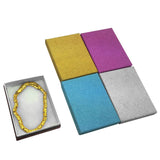 Multi-Color Cotton Filled Jewelry Gift Boxes  4" x 5.5" x 1"