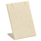 Beige Linen Jewelry Earring / Pendant Stand