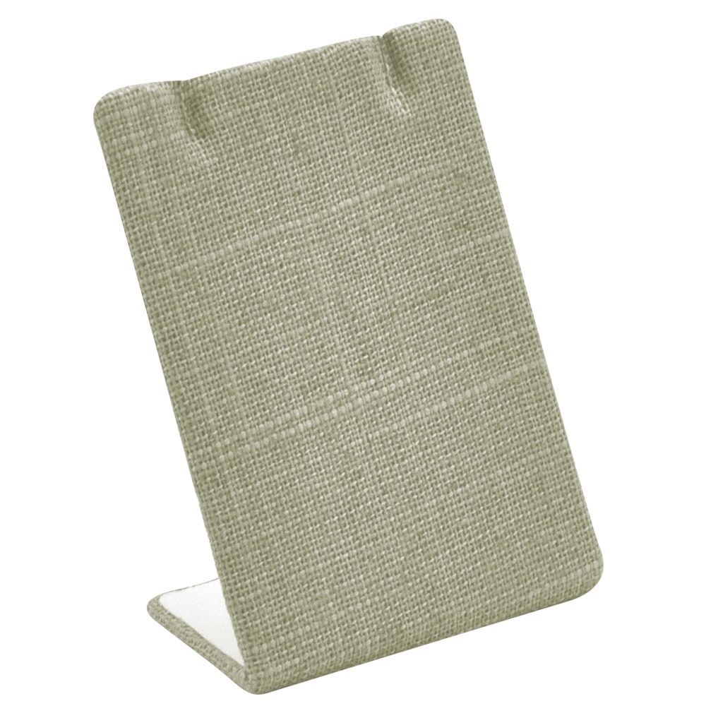 Grey Linen Jewelry Earring / Pendant Stand