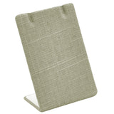 Grey Linen Jewelry Earring / Pendant Stand