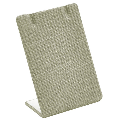 Grey Linen Jewelry Earring / Pendant Stand