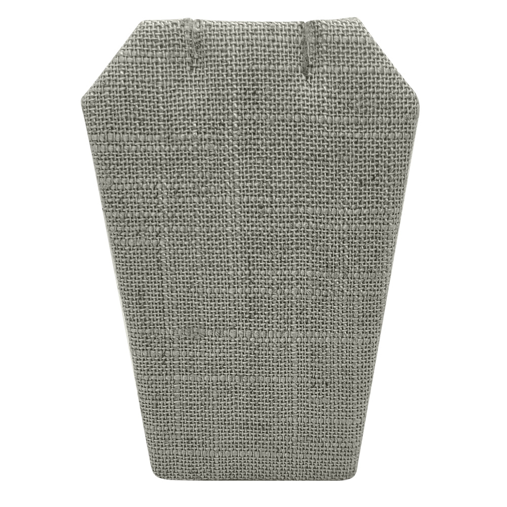 Grey Linen Jewelry Earring / Pendant Stand