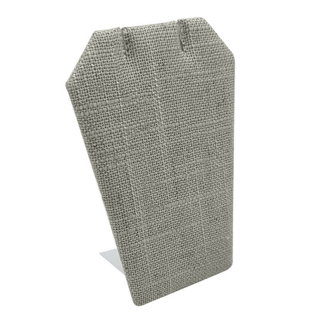 Grey Linen Jewelry Earring / Pendant Stand