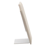Beige Faux Suede Jewelry Earring / Pendant Stand