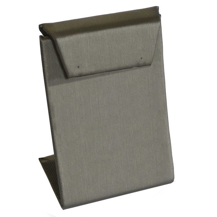 18 Piece Steel Grey Leatherette Jewelry Display Set 