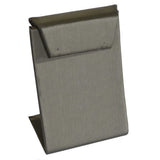 18 Piece Steel Grey Leatherette Jewelry Display Set 