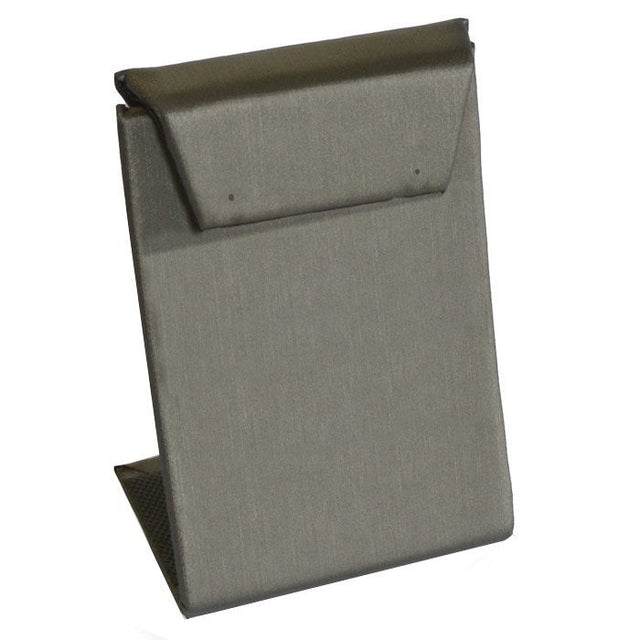 Steel Grey Leatherette Jewelry Earring Display Stand