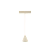 Beige Faux Suede Jewelry Earring T Stand, 4-3/4" Tall