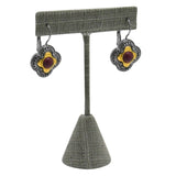 Grey Linen Jewelry Earring T Stand, 4-3/4" Tall