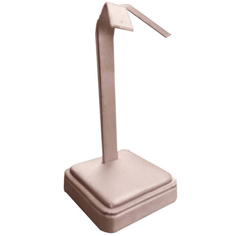 Champagne Pink Leatherette Jewelry Earring Tree Stand