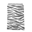 Zebra Paper Gift Shopping Bags, 100 Per Pack, 5" x 7"